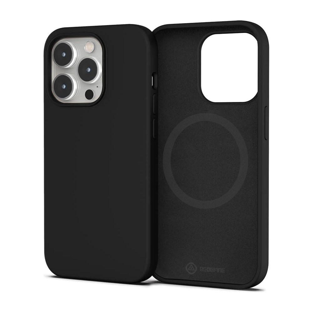 Liquid Silicone Case Cover with Magnetic Ring for iPhone 15 Pro Max Magsafe - Pink - Image 6